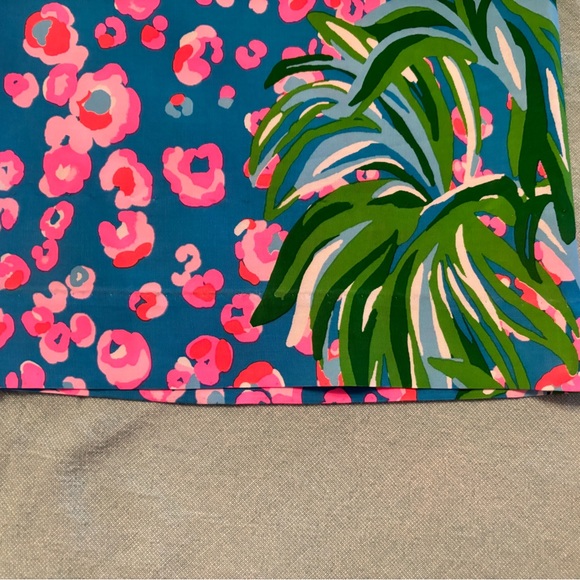 Lilly Pulitzer Wide Leg Pants - Blue and Pink Floral - Picture 8 of 9